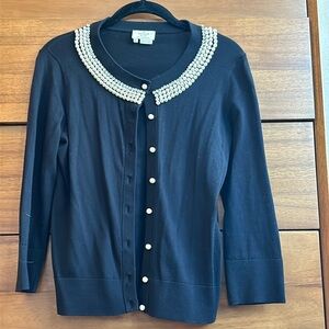 Kate Spade embellished cardigan. Size Small